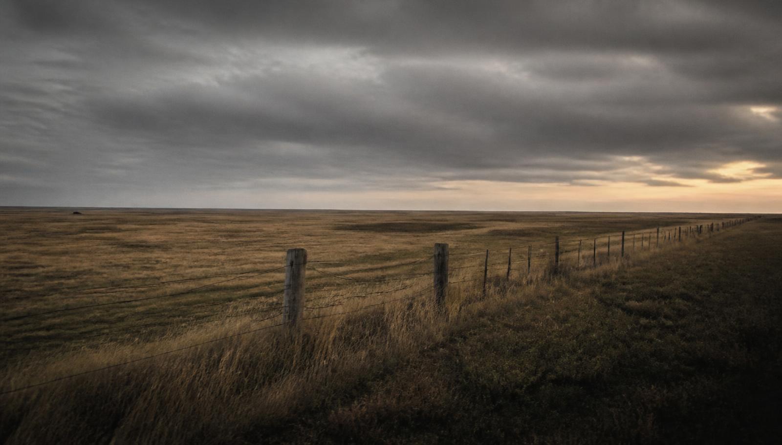 Wide open prairie land in Saskatchewan